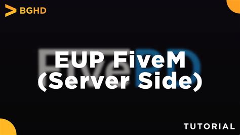 fivem eup|FiveM: Install EUP on server 